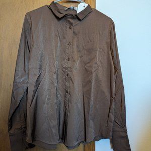 Simple Retro French Cuffs Button Down Small Lapel